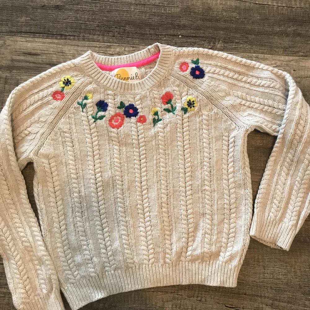 Mini Boden Johnnie B Embroidered Sweater